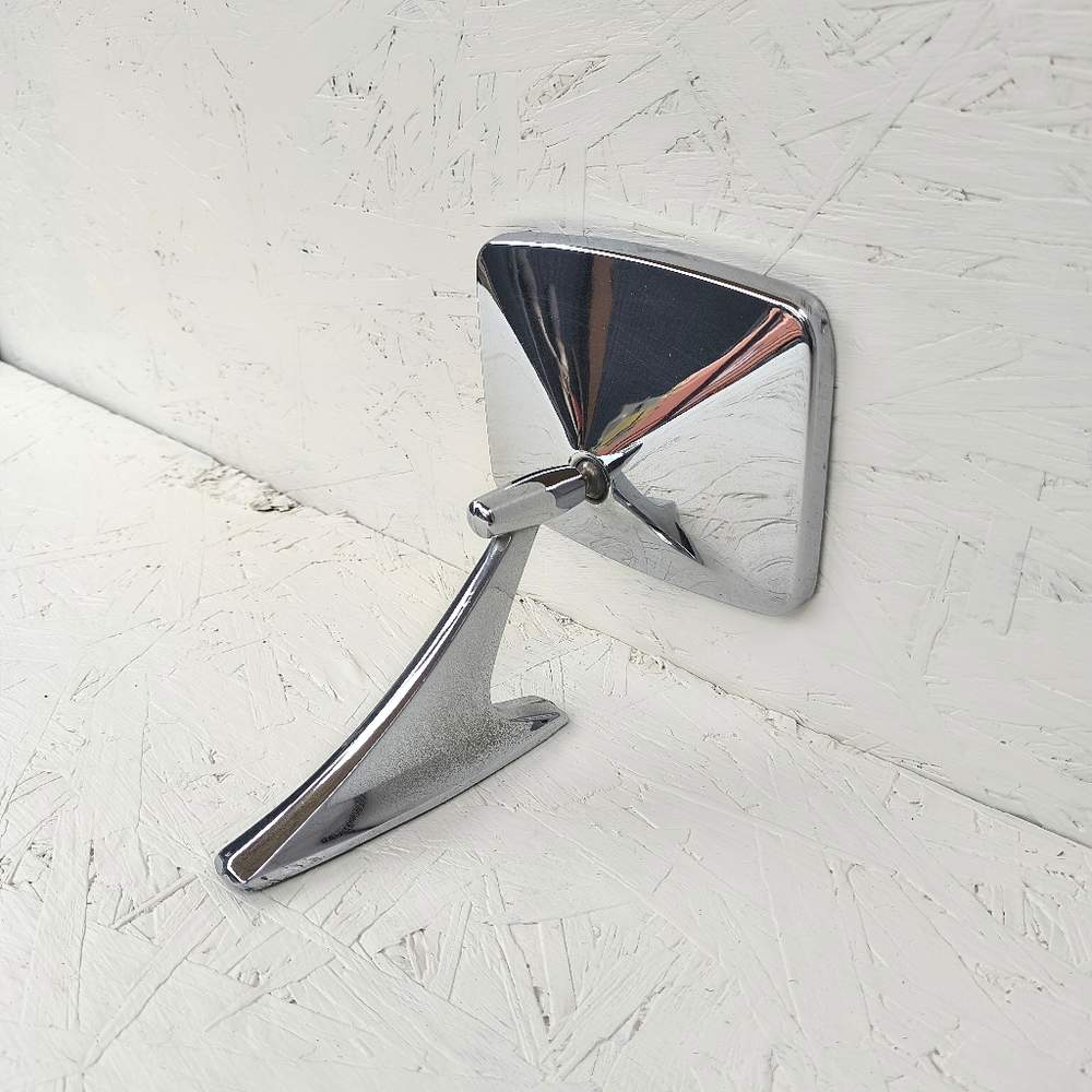 GM | Vintage Original Chevy Chrome Side View Rear View Mirror Pre-owned